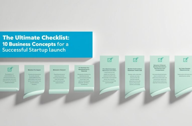 The Ultimate Checklist: 10 Business Concepts for a Successful Startup Launch