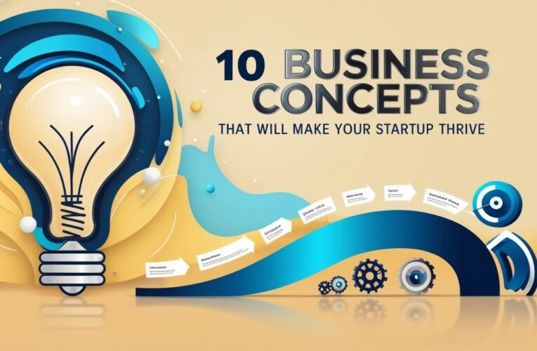 10 Business Concepts That Will Make Your Startup Thrive